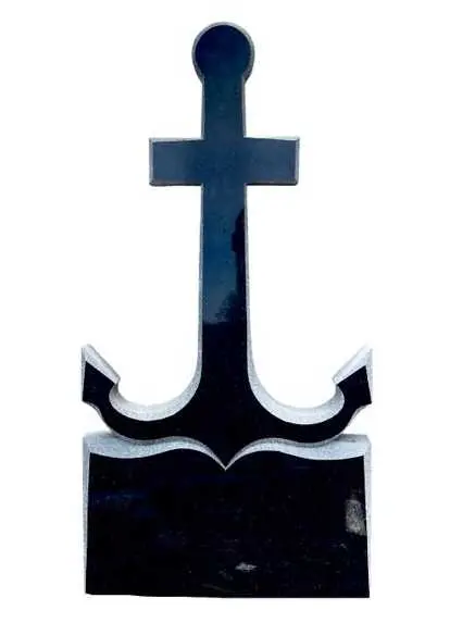 памятник в виде креста, памятник в виде якоря