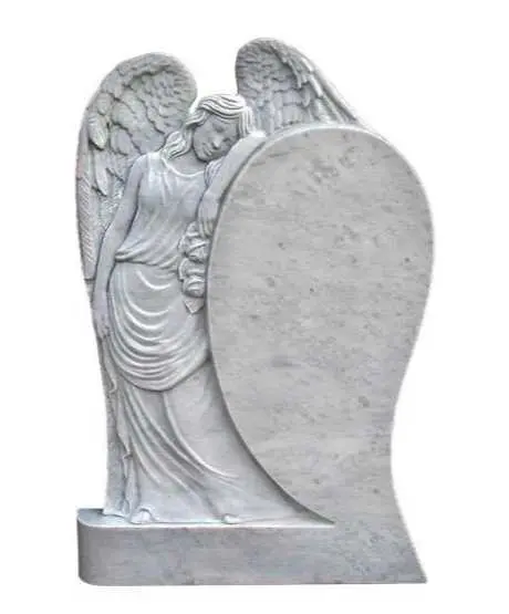 памятник в виде ангела со щитом